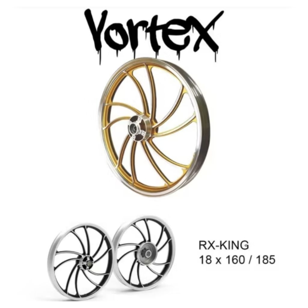 Velg Racing Vrossi Vortex velg cefiro RX KING ring 18