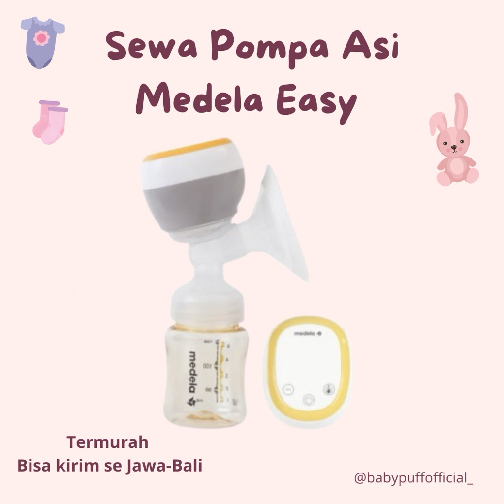 (PROMO FREE KANTONG ASI) Sewa Pompa Asi Medela Easy by Babypuff || Sewa pompa Asi Mingguan dan Bulan