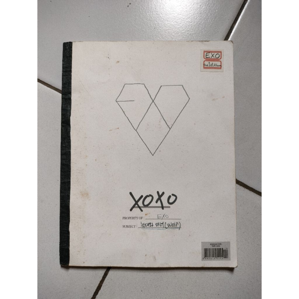 album only EXO xoxo wolf