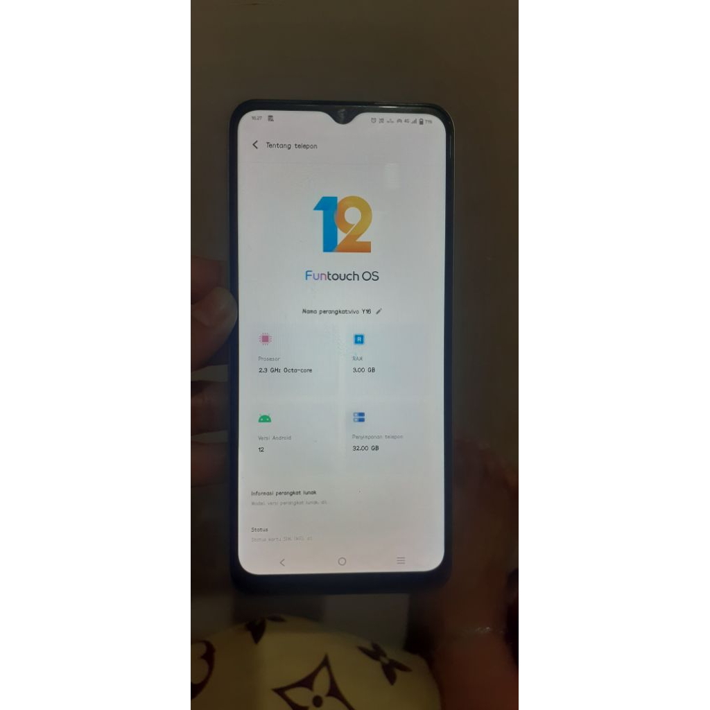 hp vivo y16 second berkualitas