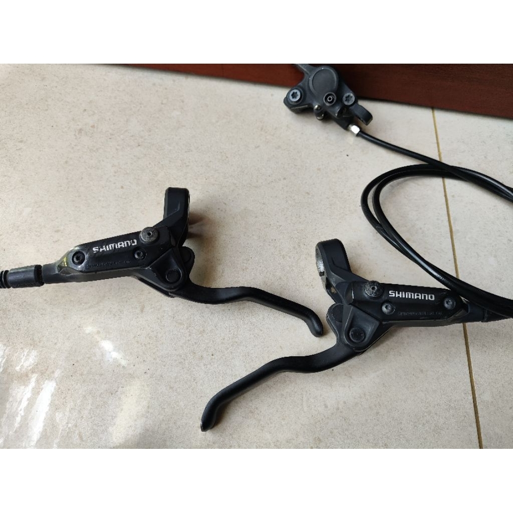 Brakeset hidrolik shimano m355 not mt200  deore slx