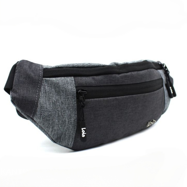 Tas Lois BGL140WB Tas Pinggang Waistbag Pria Bag Kulit Tas Kasual Cowok Original Lois