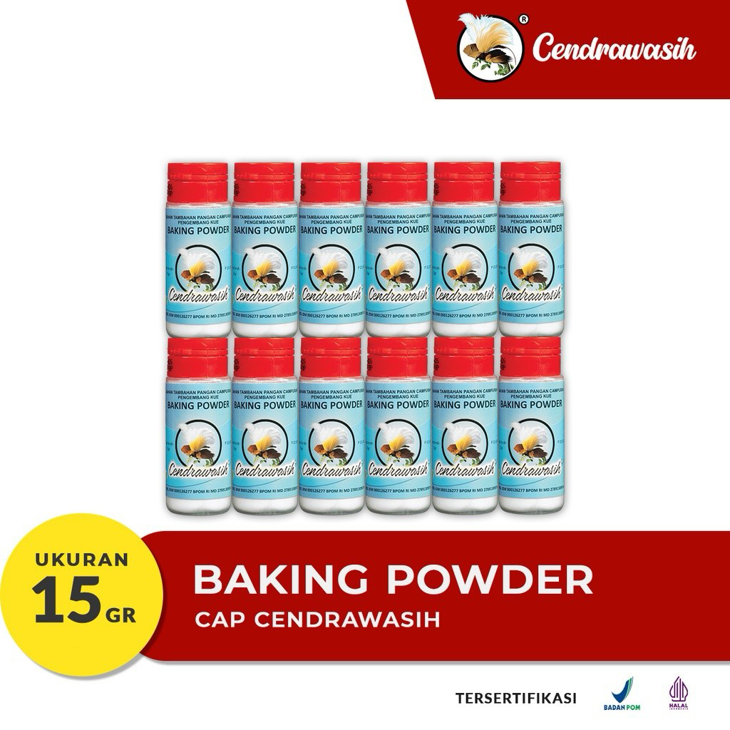 15gr Baking Powder Cendrawasih - Membantu Kue Lebih Mengembang