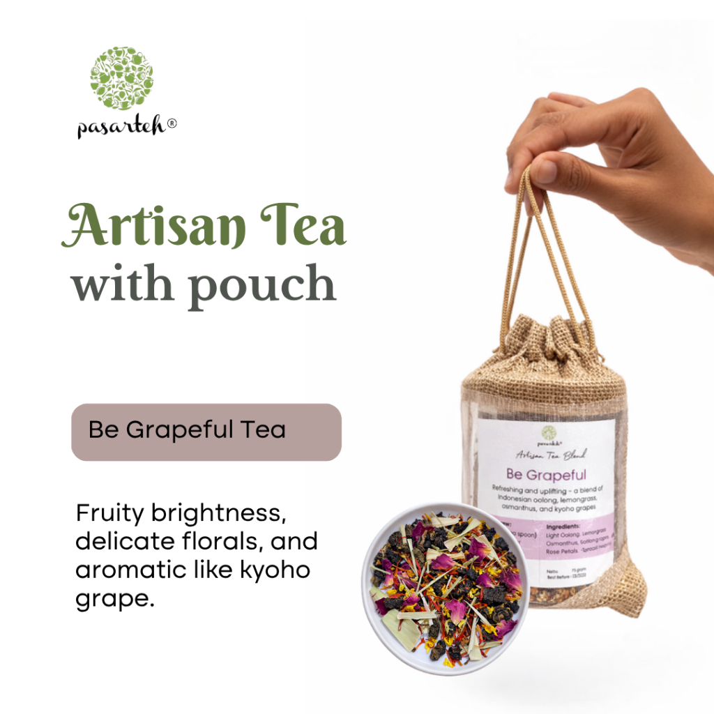 [ pasarteh ] Artisan Tea Blend with Pouch Serut | Gift Tea | Fruity Tea Collection