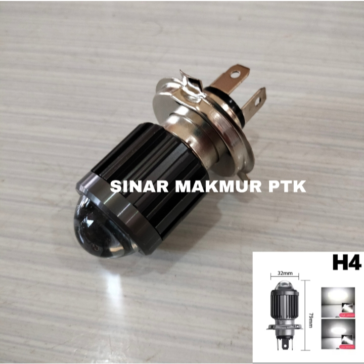 SINAR MAKMUR Lampu Led Laser H4 Lampu Led Utama Laser Hi Low Mxking klx crf cb Vixion dll