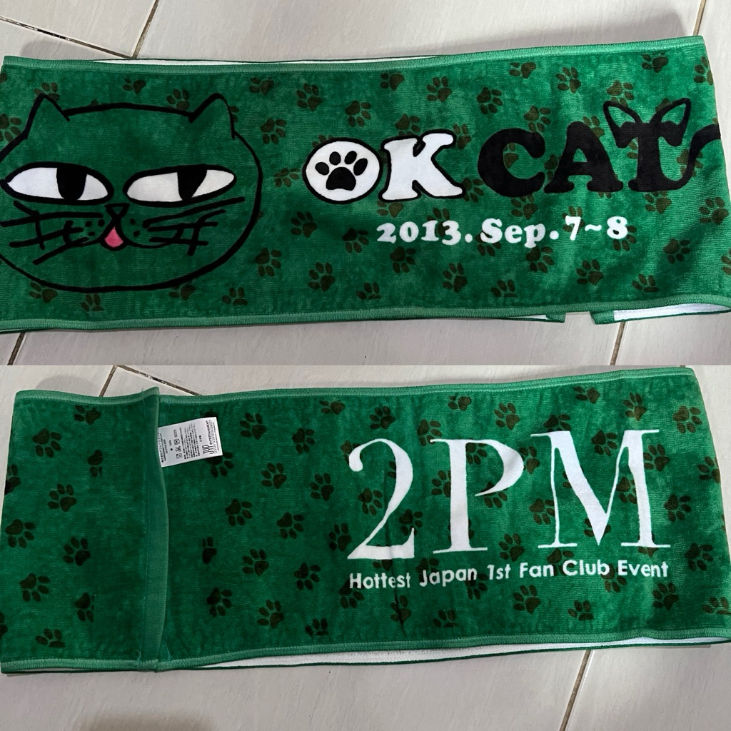 Okcat Taecyeon 1st japan hottest fanclub slogan official