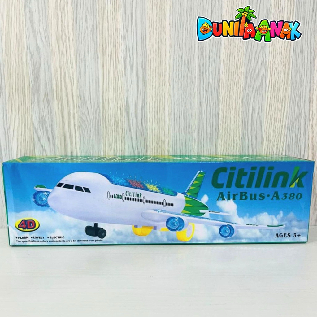 MAINAN ANAK PESAWAT CITILINK AIRBUS A380