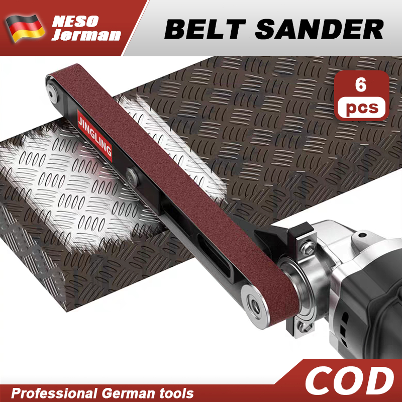 Neso Alat Jerman  Adapter Belt Sander Mini DIY Mesin Giling Pemoles Sabuk Ampelas Penggiling Sudut (