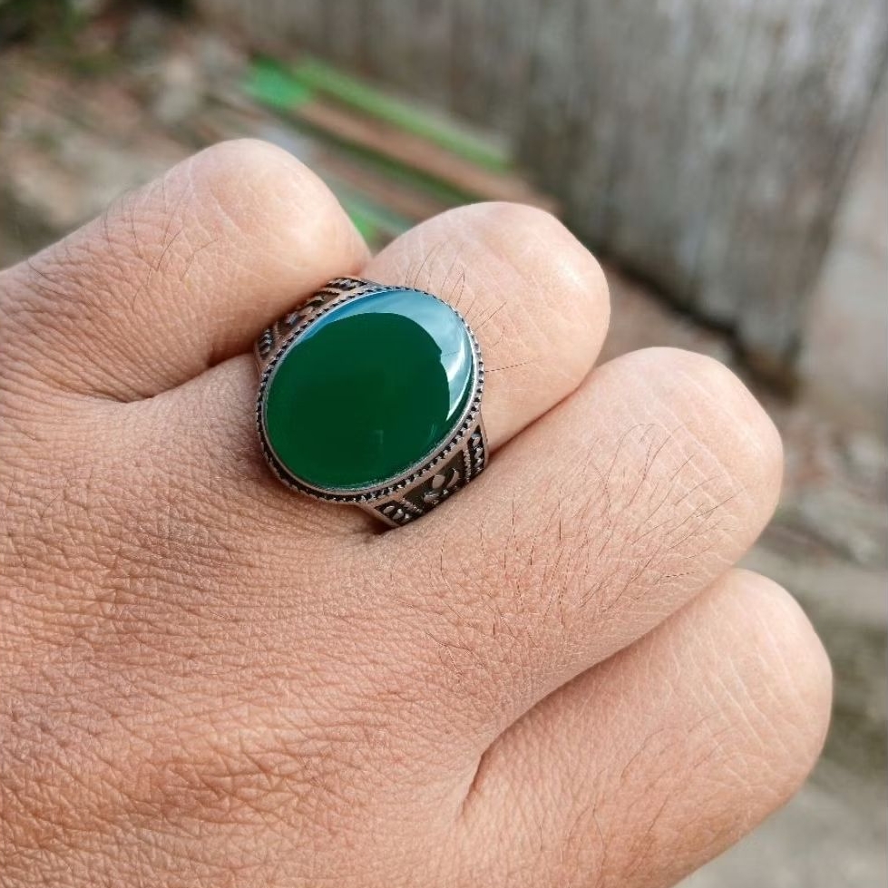 cincin batu akik yaman ahdor natural