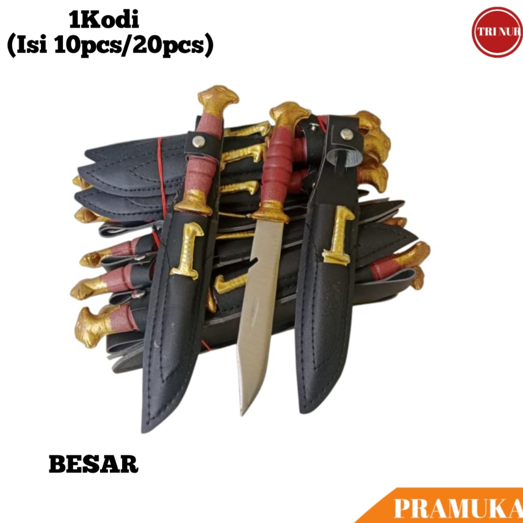 1Kodi Pisau Belati Pramuka Besar / Belati Pramuka Besar / Pisau Bowie Besar