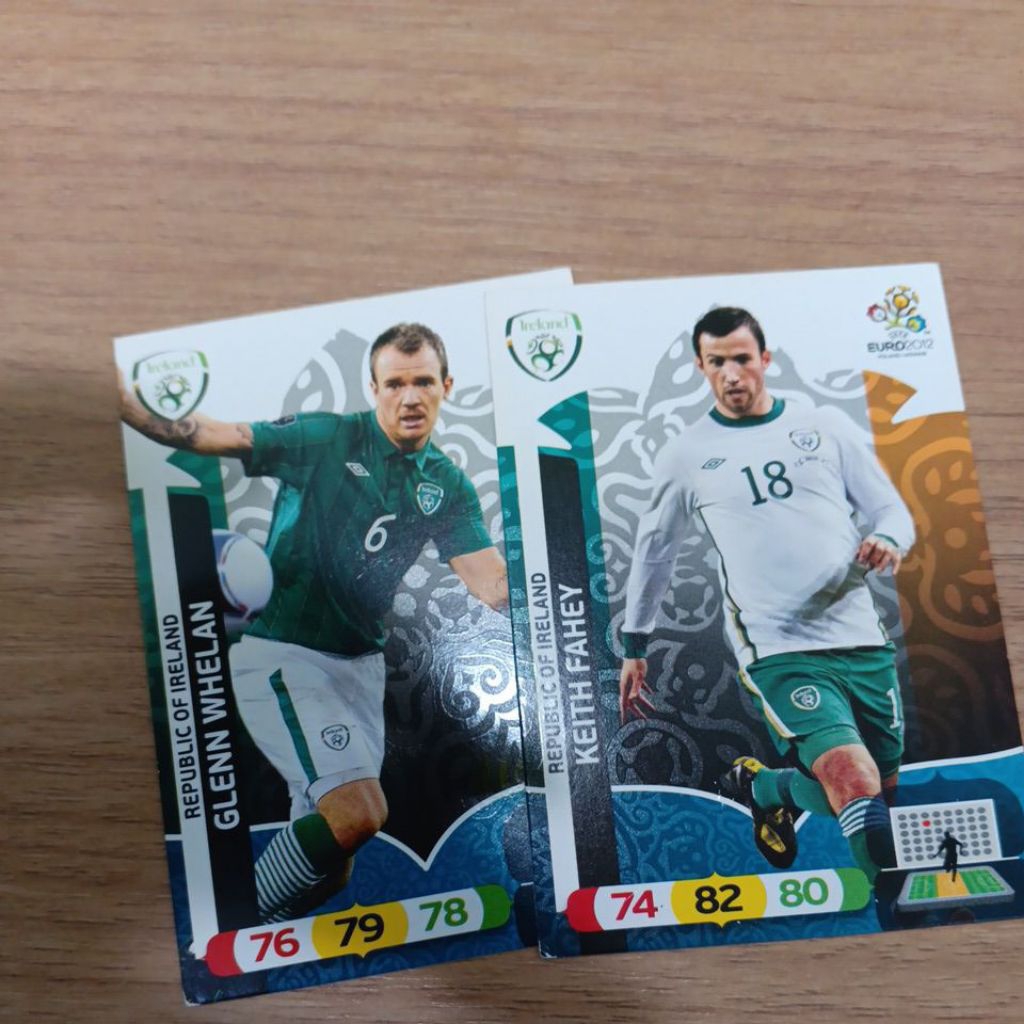 kartu bola panini xl adrenalyn euro 2012 Irlandia