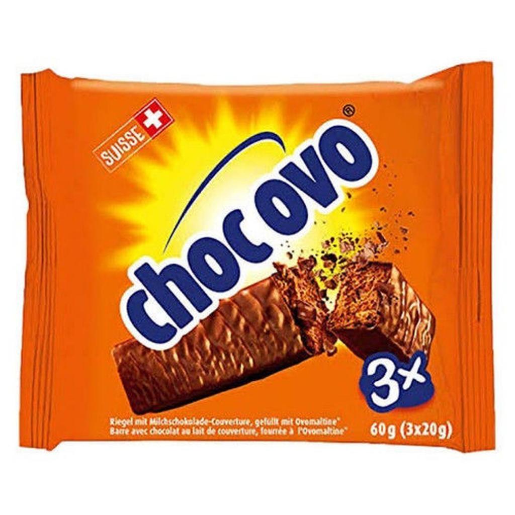 BISKUIT , SNACK OVOMALTINE CHOC OVO TRIO 60 G - SURABAYA