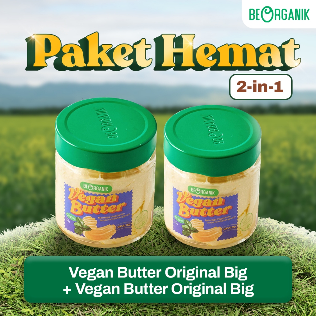[PROMO] PAKET BEORGANIK VEGAN BUTTER / MARGARINE VEGAN ORGANIK