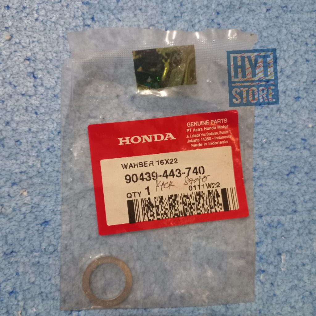 Ring Washer 16x22 Bos Bosh As Engkolan Selahan Kick Stater Beat Genio Scoopy Spacy Vario Esp Fi Karb