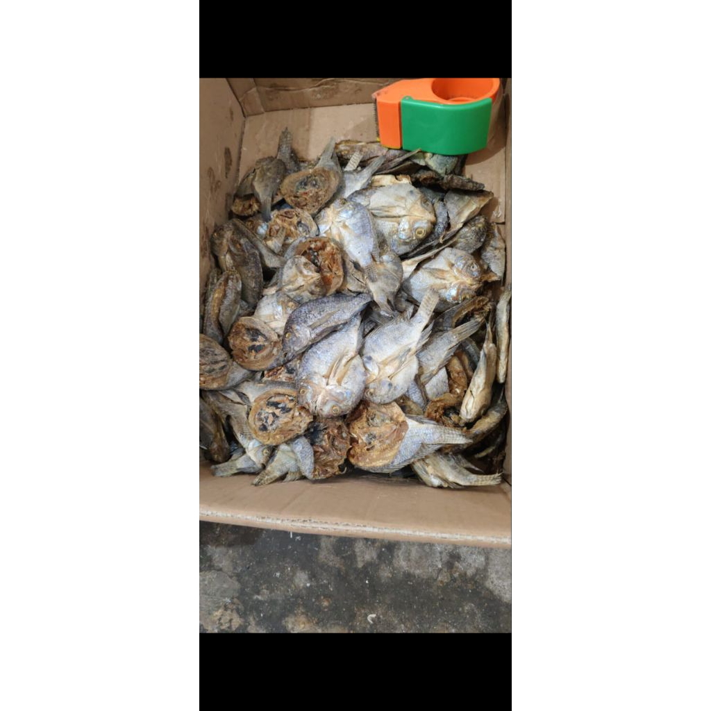 ikan asin mujair belah