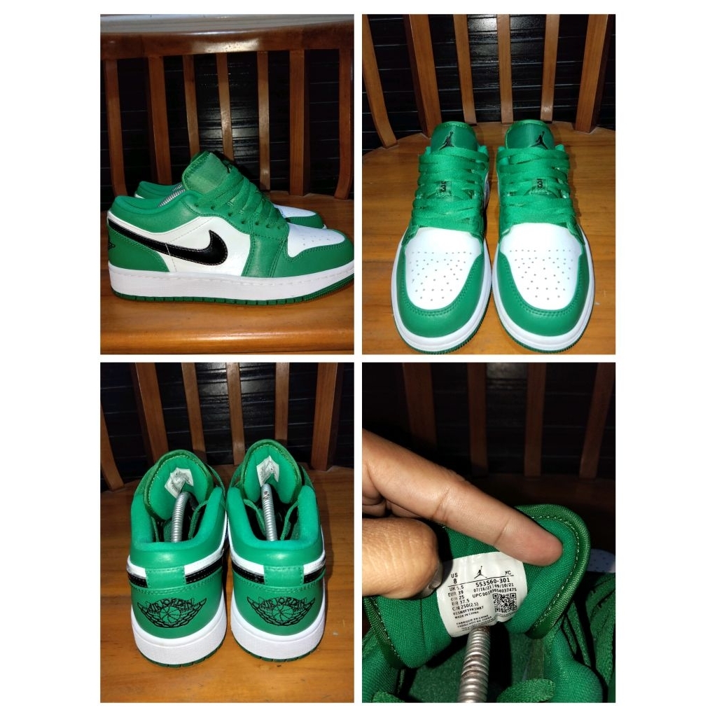 Air Jordan 1 low hijau