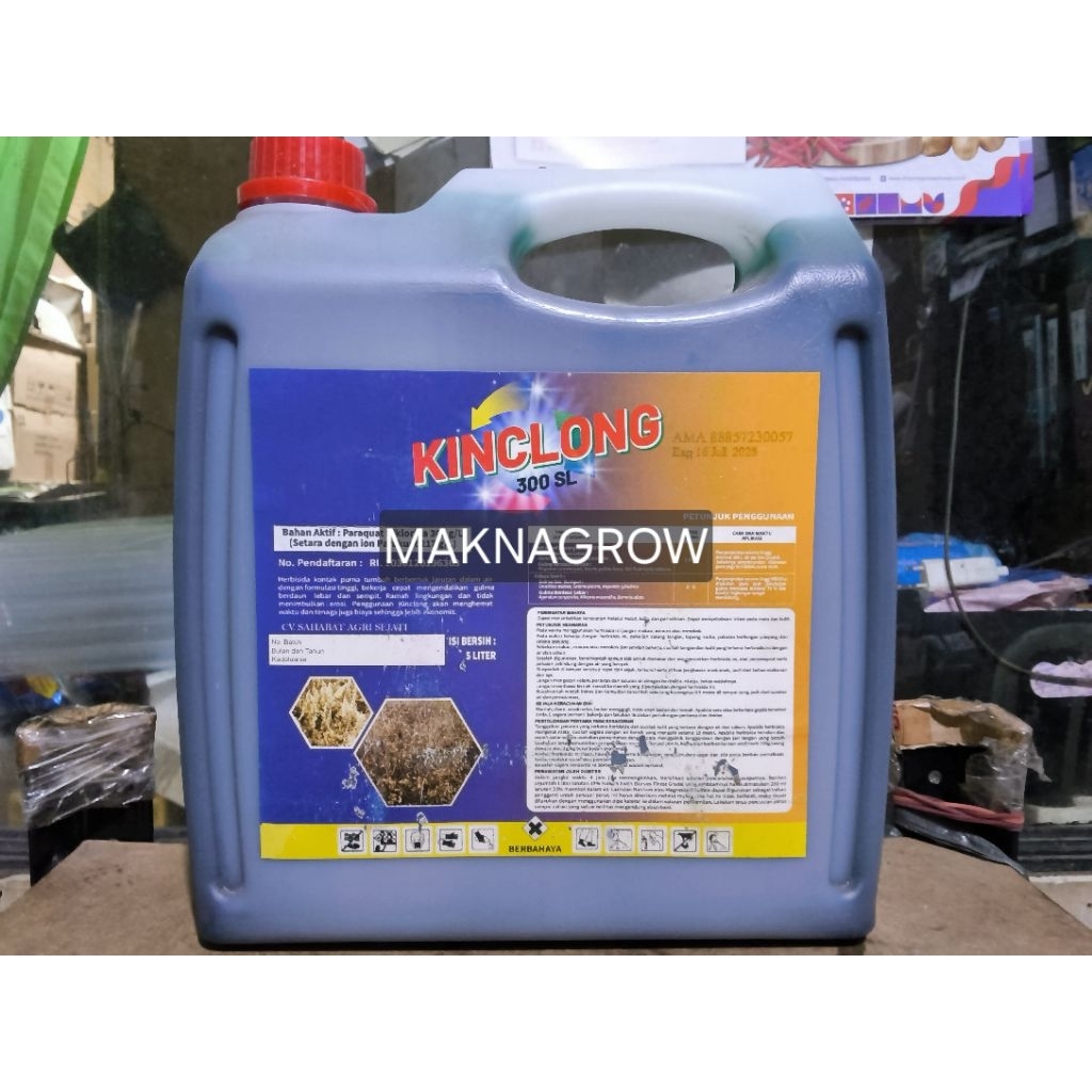 Herbisida KINCLONG 300 SL Racun rumput 5 liter