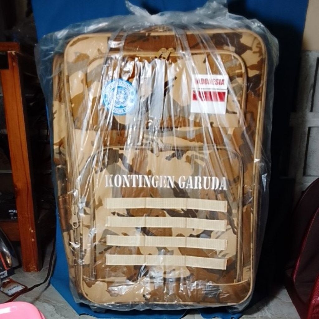 Koper besar loreng gurun kaporlap jatah TNI