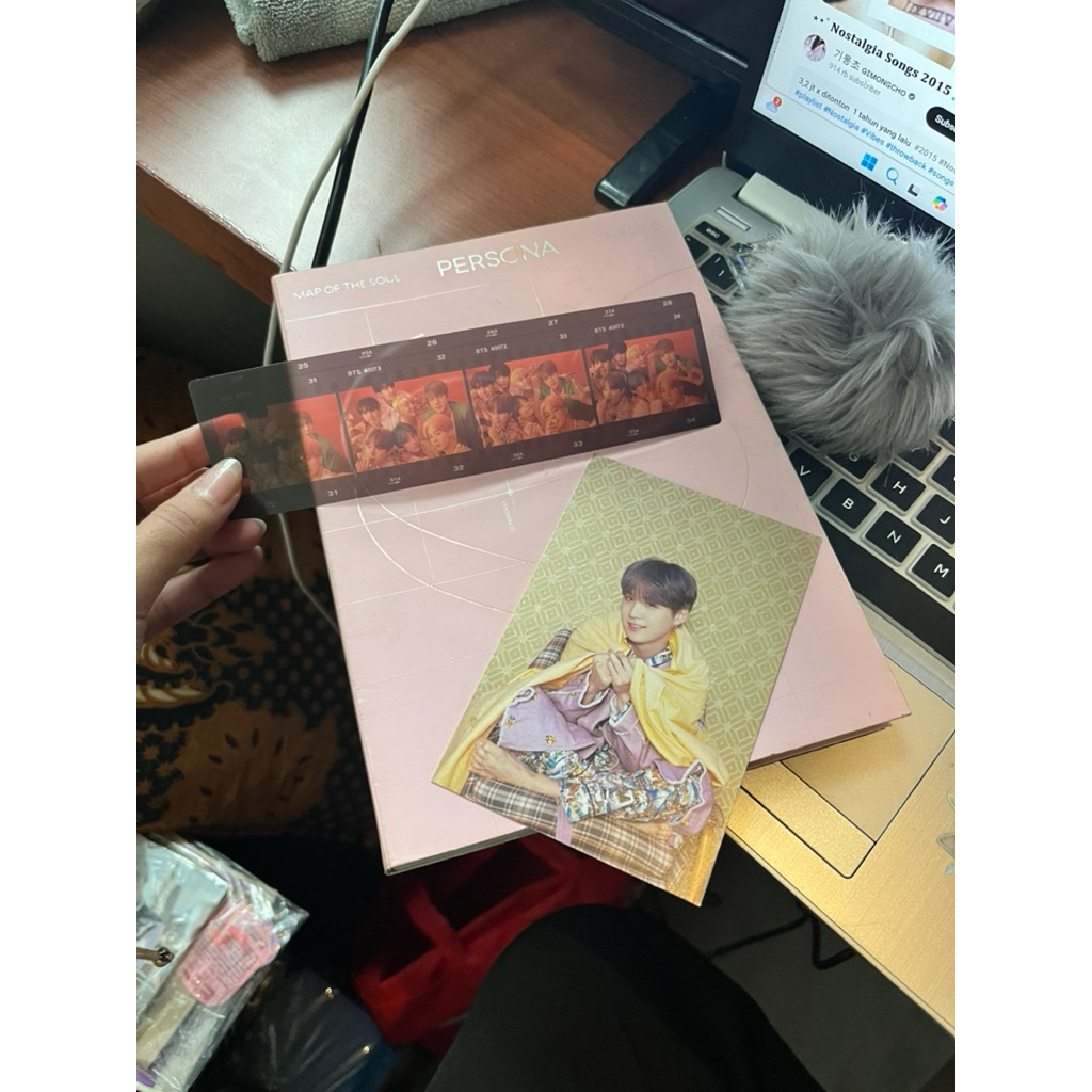 BTS PERSONA VER 1 OFFICIAL POSTCARD SUGA & PHOTOFILM OT7