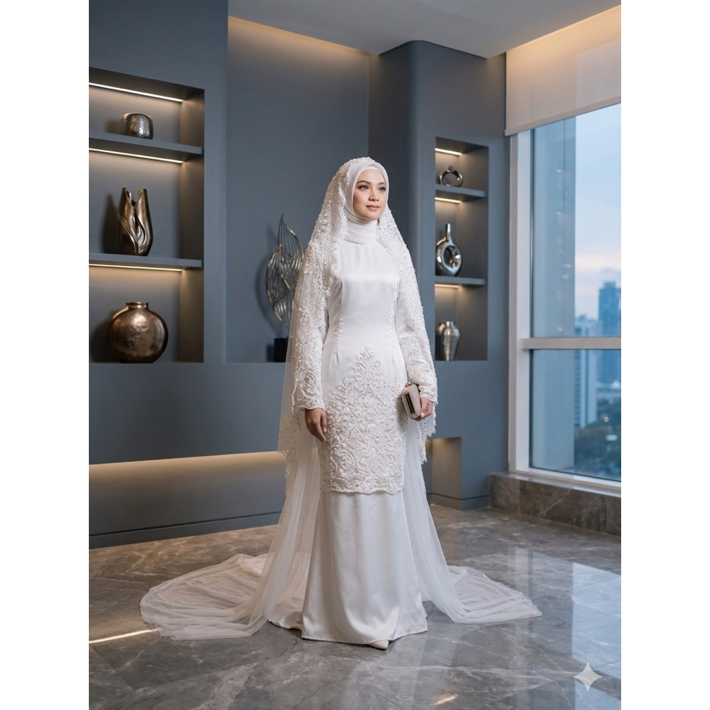 gaun pengantin malaysia melayu gaun akad gaun walimah wedding dress