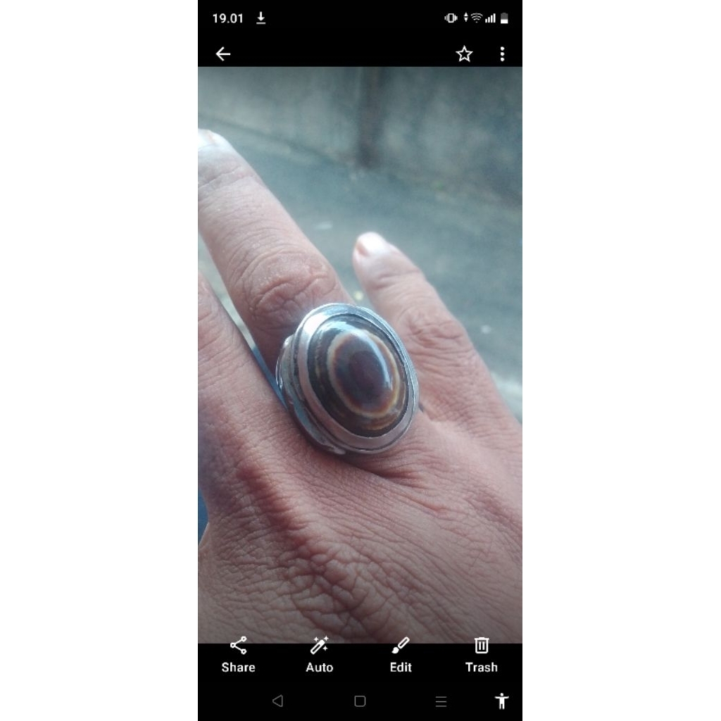 batu cincin asli alami puser bumi kewibawaan