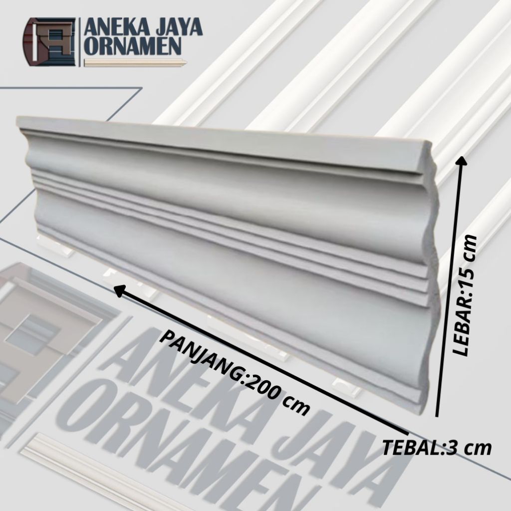 Lis plang profil beton