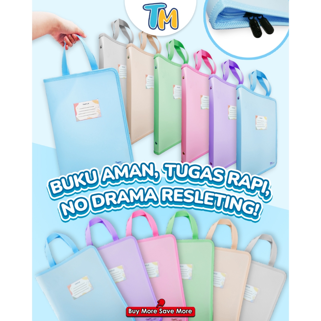 TOPLA Zipper File 3838 / Map File Zipper