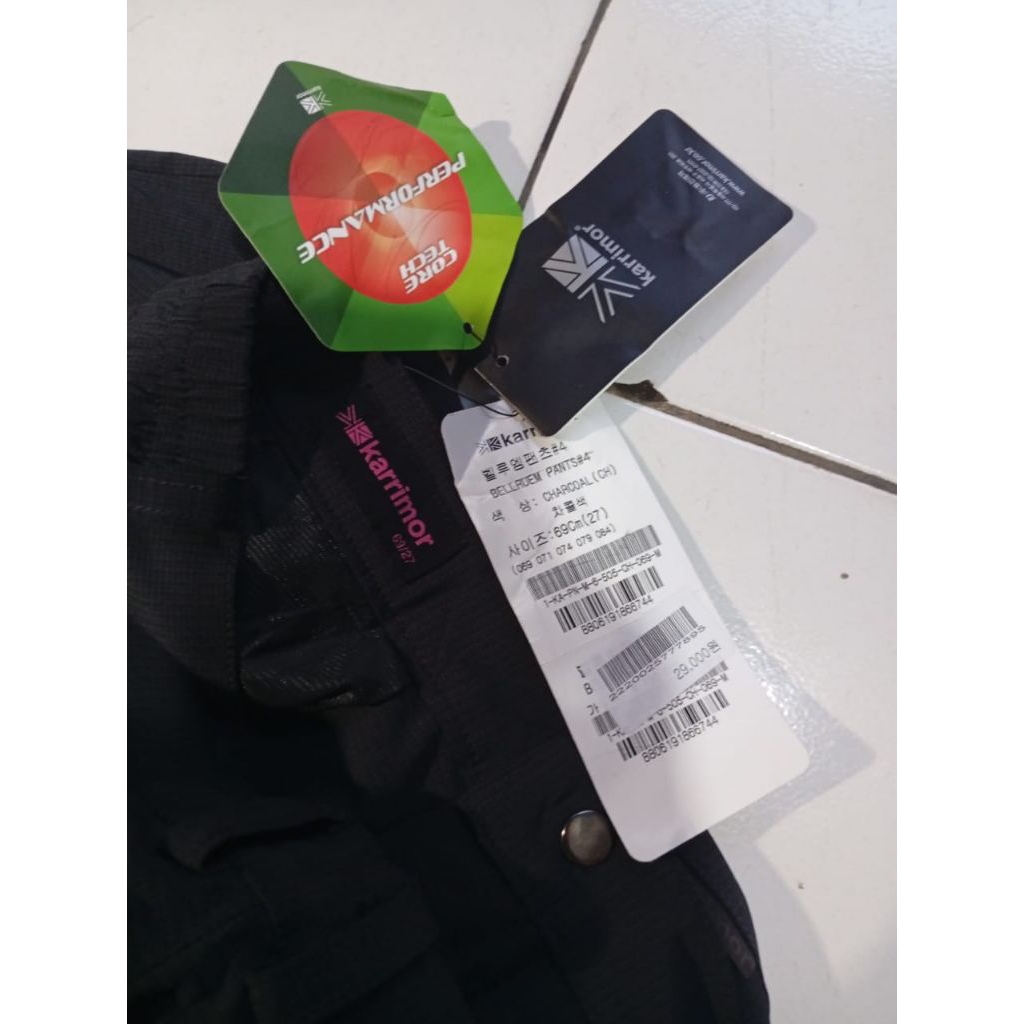 CELANA outdoor KARRIMOR  Hiking Gunung TRAKING Original  New FULL TAG