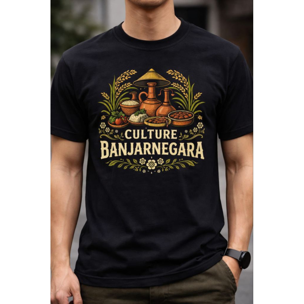 Kaos T-Shirt CULTURE BANJARNEGARA Kaos Distro Viral Unisex