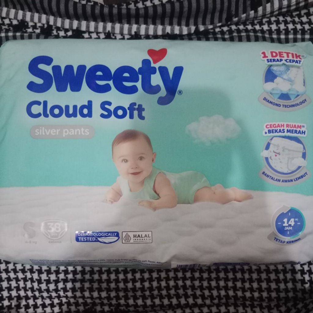 pampers sweety ukuran s38