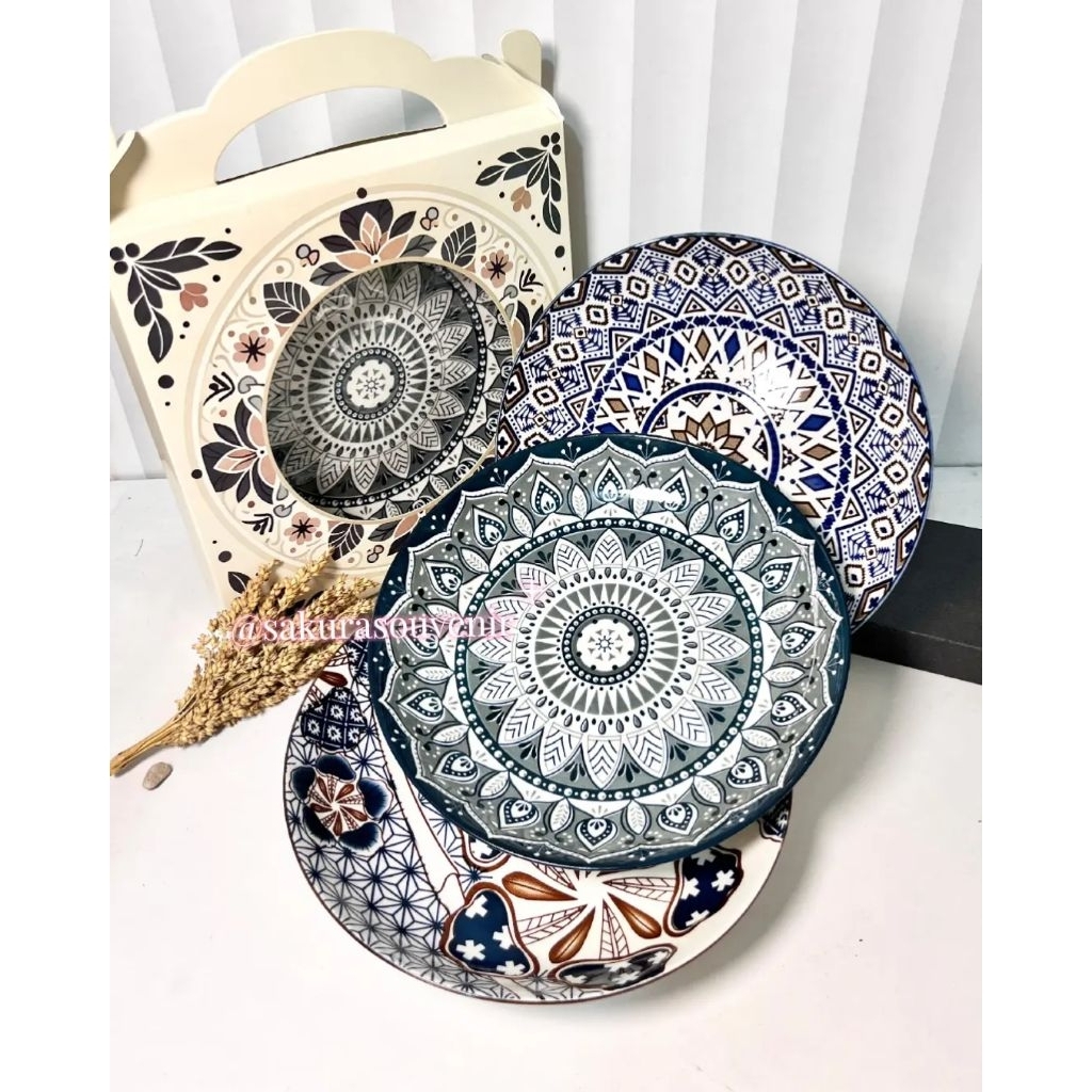 SOUVENIR PIRING MOTIF KEMAS BOX
