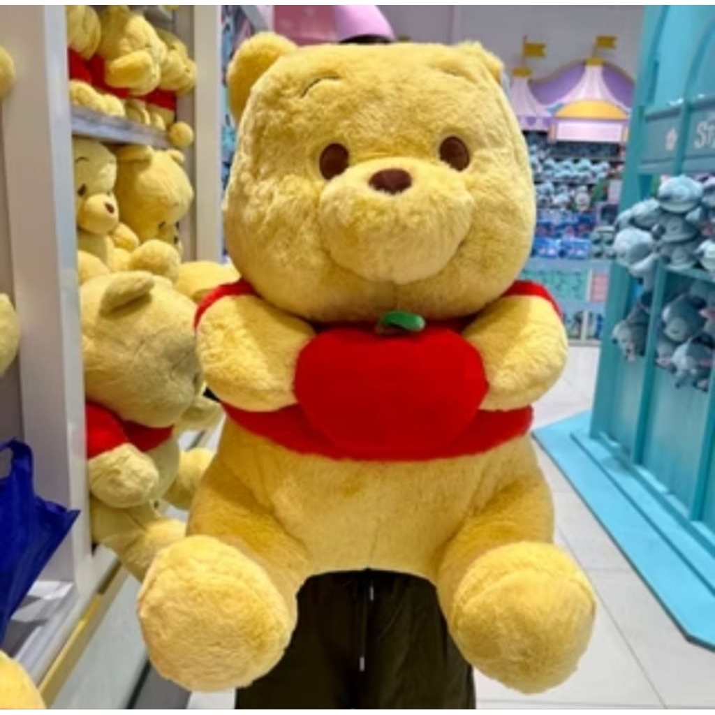 SALE‼️BONEKA BROWN KOSTUM JUMBO BAHAN MINISO - BONEKA WINNIE THE POOH JUMBO ORIGINAL MINISO