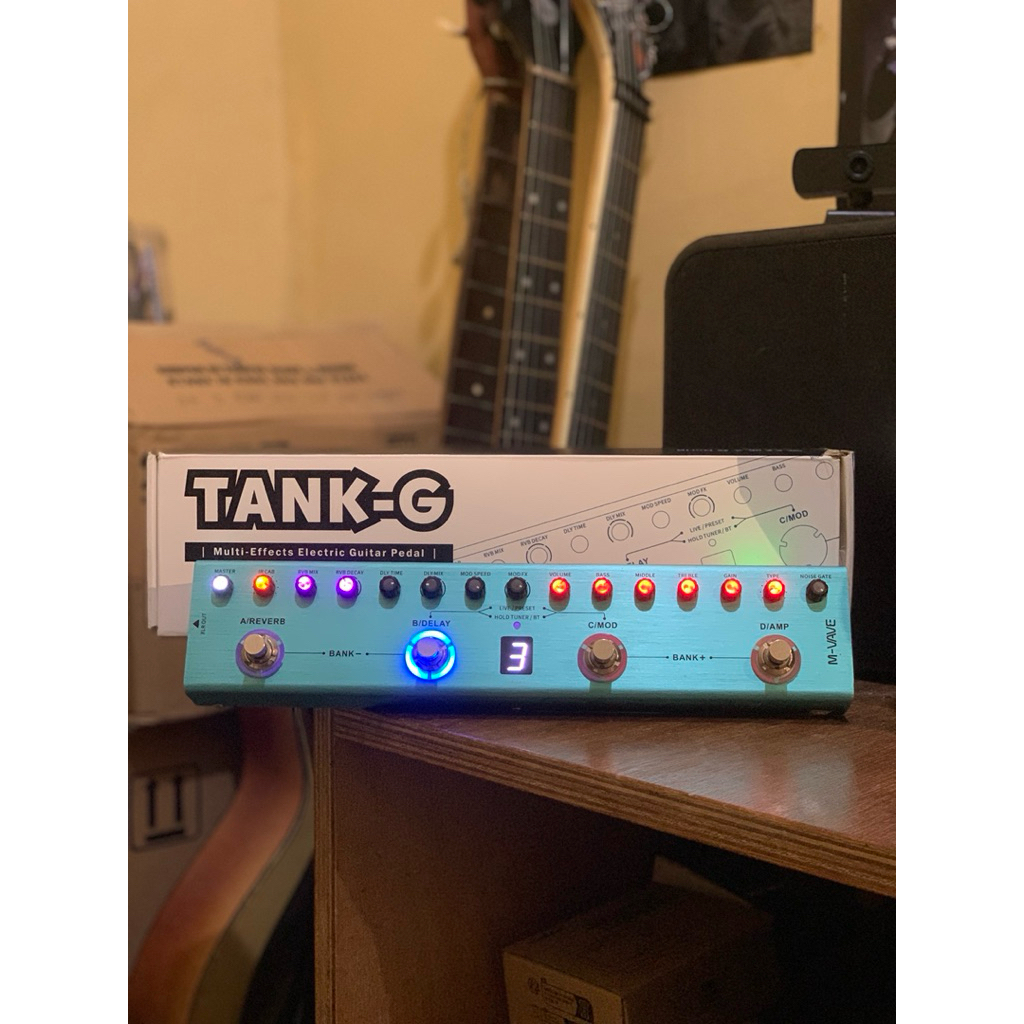 efek gitar elektrik m-vave tank G