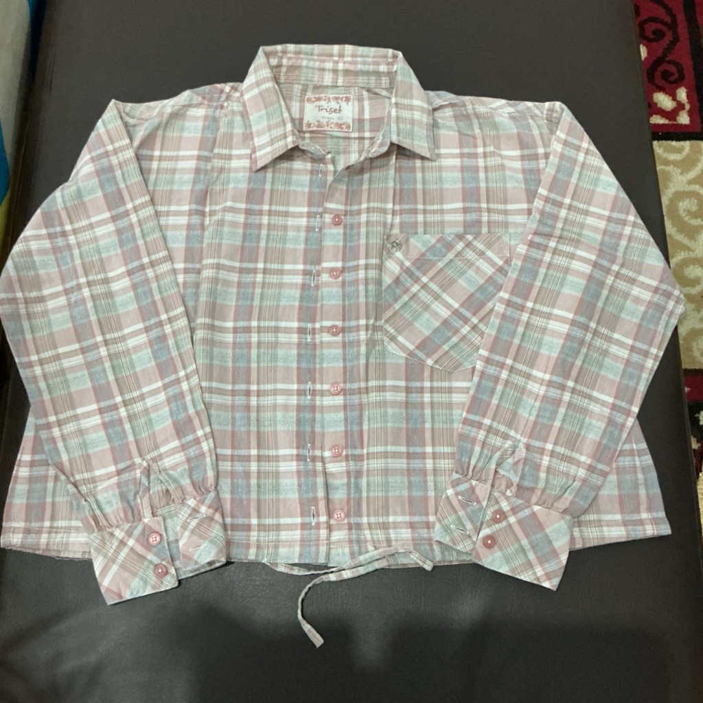 Triset Casual Pakaian Wanita blouse