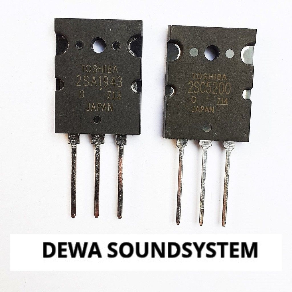 transistor Toshiba 2SC5200- 2SA1943 LOT 706
717