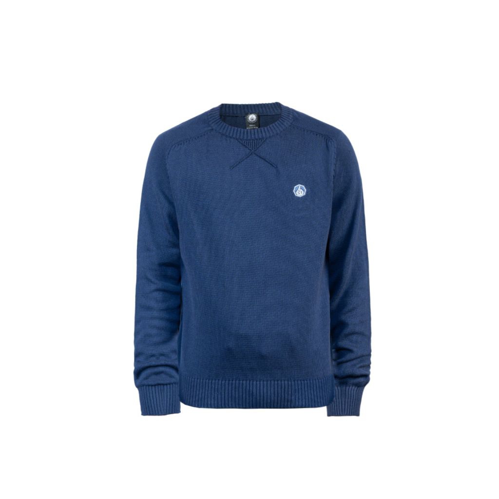Prung Fukuhara Navy Knitwear Football Casuals Hooligans Sweater Rajut Warna Navy