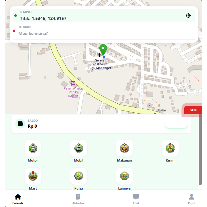 Source Code Aplikasi Ojek Online mirip gojek dan indrive