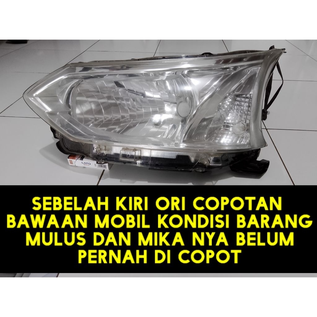 headlamp lampu depan Avanza 2015 2016 2017 original