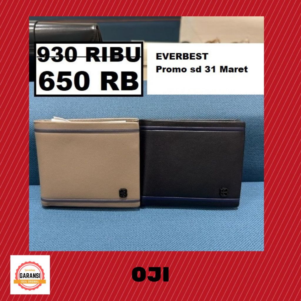 Dompet Everbest pria sale OJI original 100%