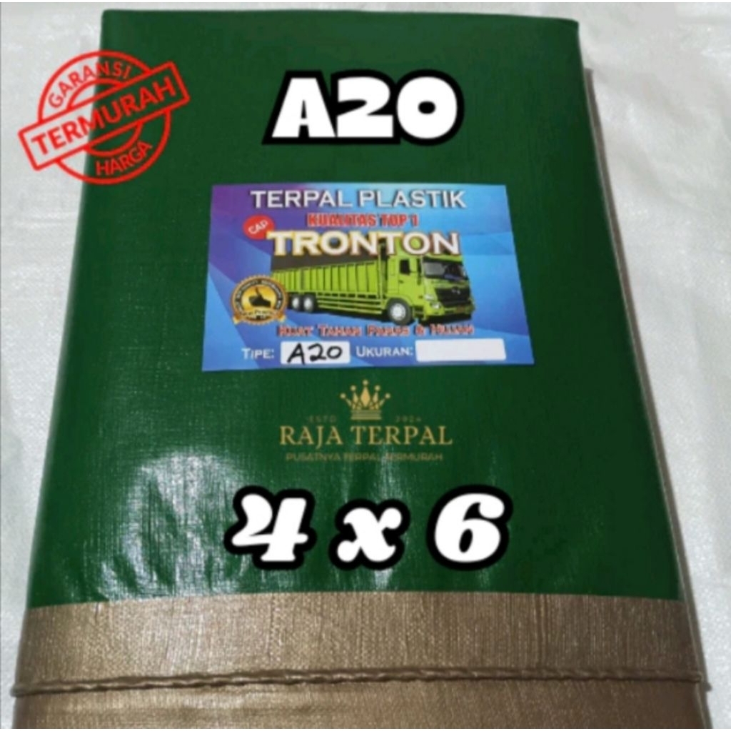 terpal jadi press A20 ukuran 4x6 ,4x7 ,3x4super tebal