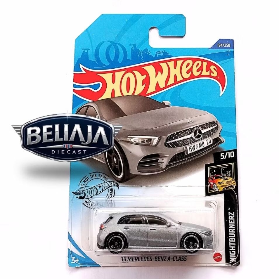 HOT WHEELS 19 MERCEDES BENZ A-CLASS SILVER