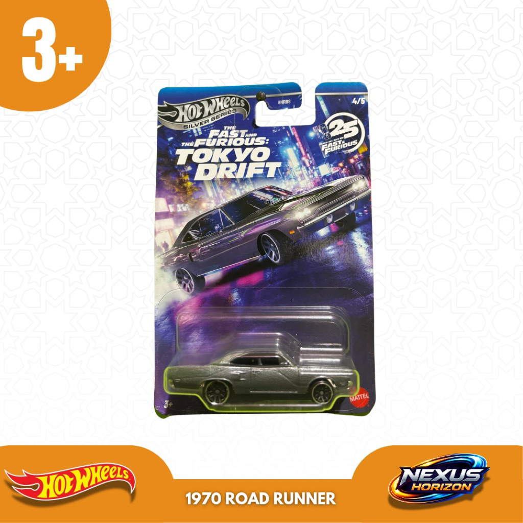 HOTWHEELS 1970 ROAD RUNNER FAST AND FURIOUS TOKYO DRIFT