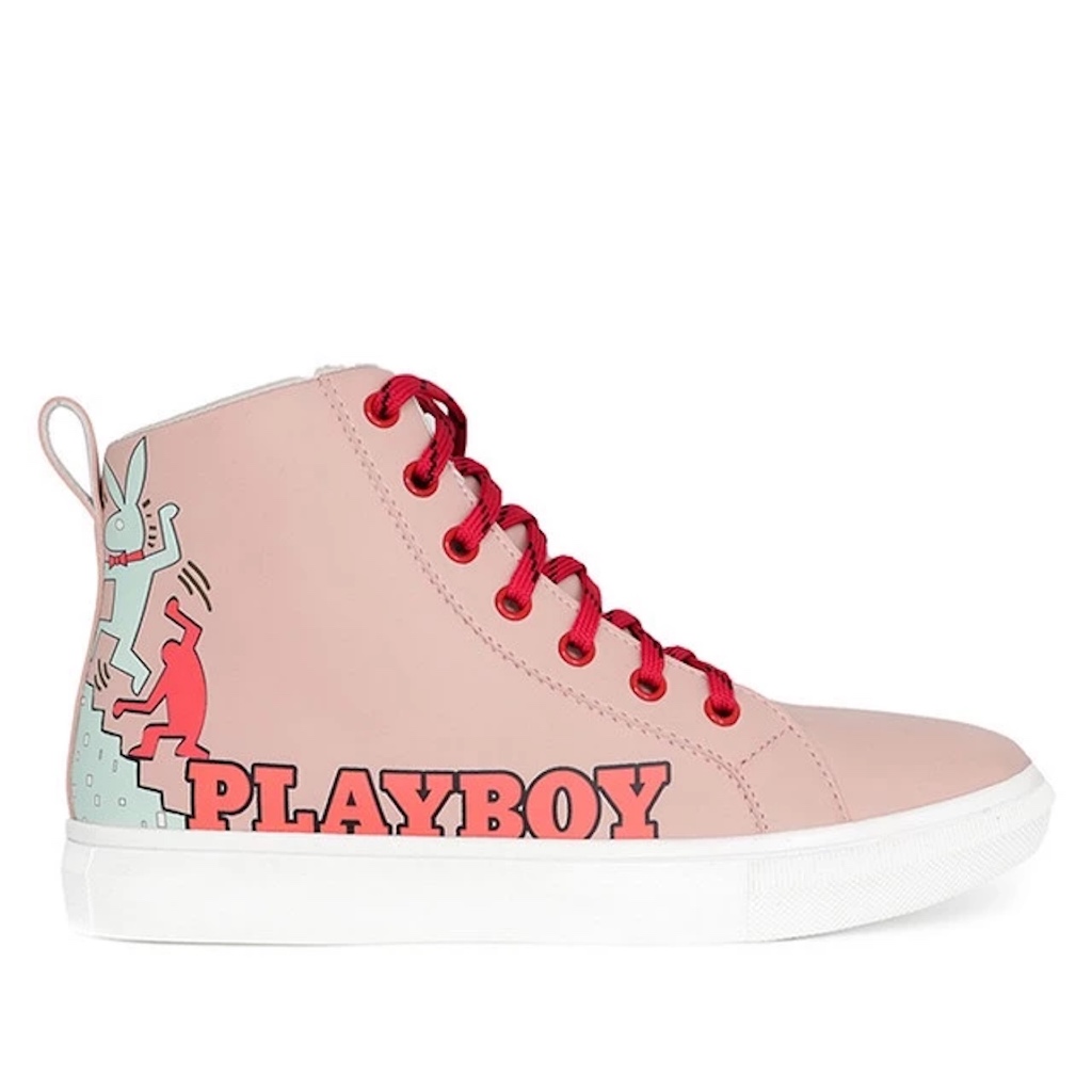 PSPGN.CO | original branded playboy algo sepatu wanita sneakers lace up hi cut
