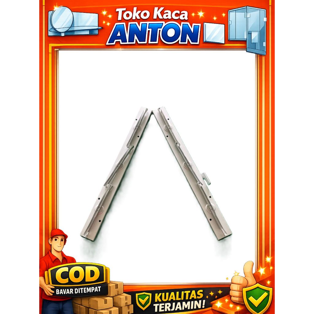 Rangka Nako 3 daun Alumunium Bagus