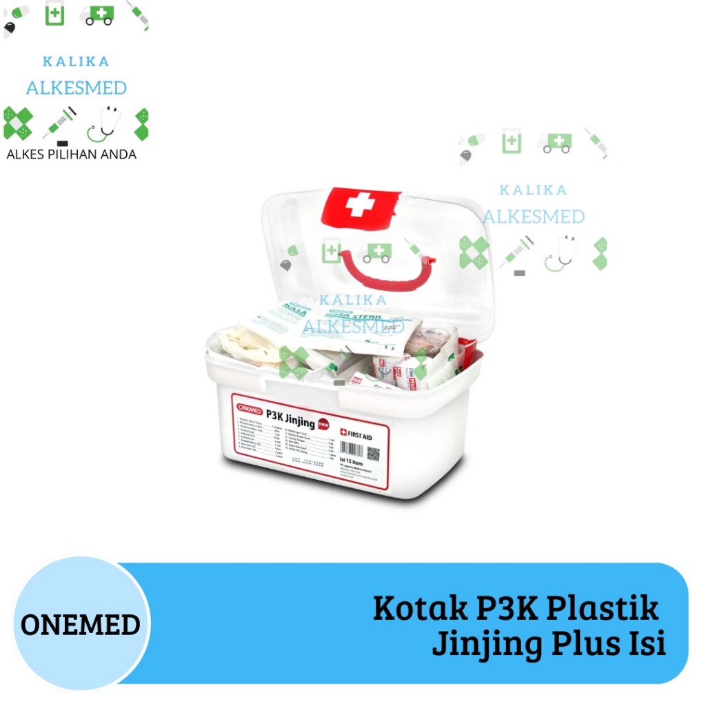 KOTAK P3K JINJING ONEMED - 1SET KOTAK P3K LENGKAP ONEMED