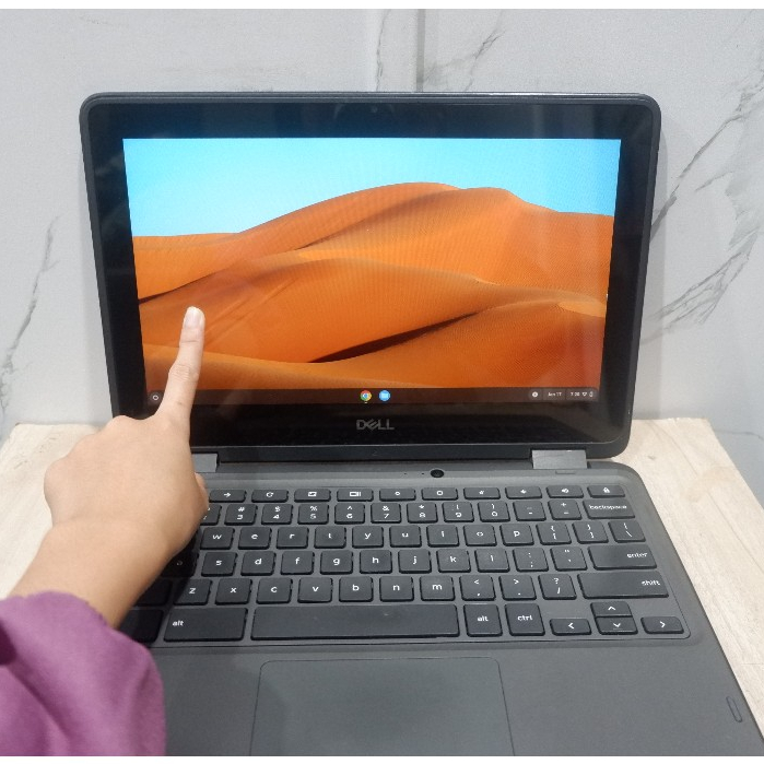 LAPTOP Dell ChromeBook Touchscreen Celeron N3350 Ram 4Gb Emmc 32Gb SCU22039
