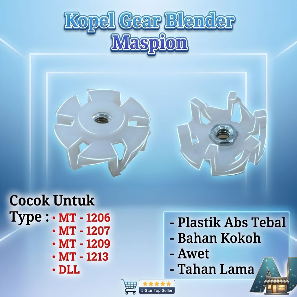 KOPEL GEAR BLENDER MASPION Plastik ABS Tebal (MT-1206 / 1207 / 1209 / 1213)