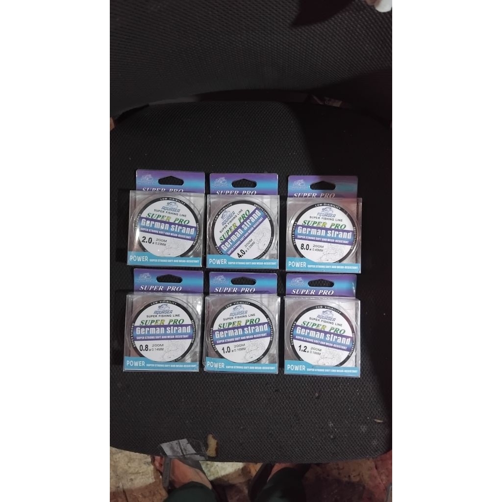 ~DOYYANPANCING~SENAR PANCING AQUASEA SENAR NYLON GERMAN STRAND SUPER PRO 200M