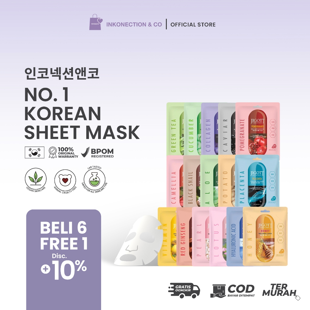 JIGOTT - Real Ampoule Sheet Mask 27ml