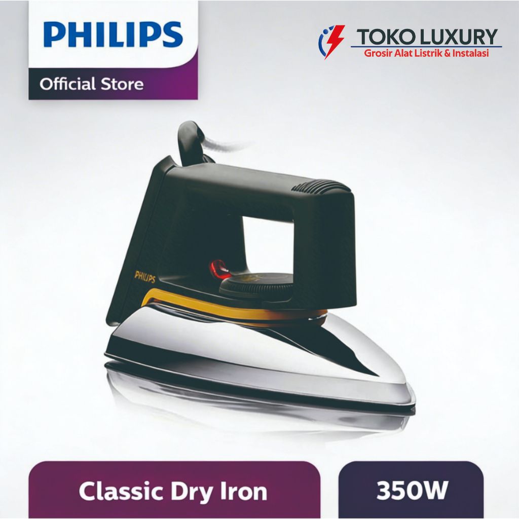 Setrika Philips HD1172 Setrika Listrik 350 Watt Setrika Philips Original Setrika Rumah Setrika Kerin
